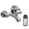 Jacob Delafon Robinet baignoire retro Fairfax + nettoyant briochin