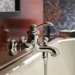 Jacob Delafon Robinet baignoire retro Fairfax + nettoyant briochin
