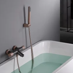 Imex Products Robinet baignoiredouche thermostatique en laiton et zama couleur or rose