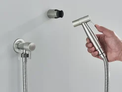 Signature Robinet bidet en Acier Inox Murale Trou Unique* Robinet De Bidet