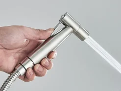 Signature Robinet bidet en Acier Inox Murale Trou Unique* Robinet De Bidet