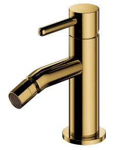 Omnires Robinet Bidet Mitigeur Lavabo Or Monocommand