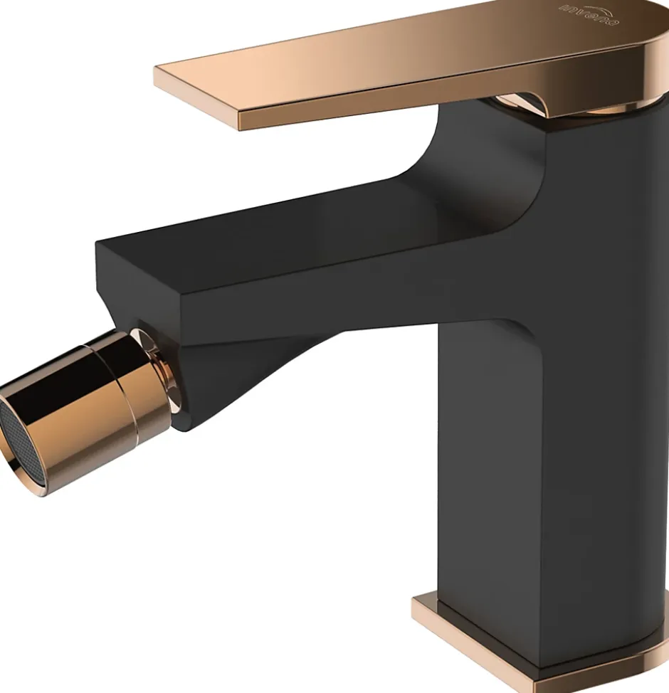 Invena Robinet Bidet Noir Monocommande Midnight* Robinet De Bidet