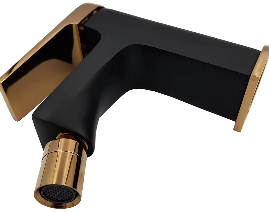 Invena Robinet Bidet Noir Monocommande Midnight* Robinet De Bidet