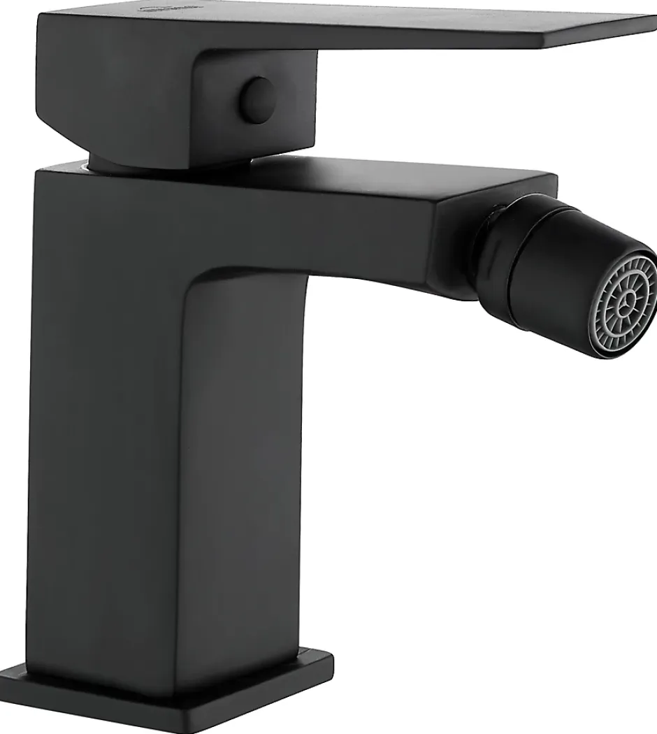 Invena Robinet Bidet Noir Monocommande Paros