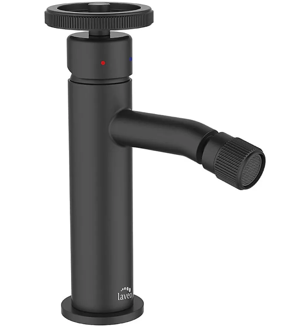 Laveo Robinet Bidet Noir Mural Monocommande Muro* Robinet De Bidet