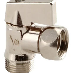 Sferaco Robinet d'arrêt 1/4 de tour équerre manette métal -* Chasse D'Eau