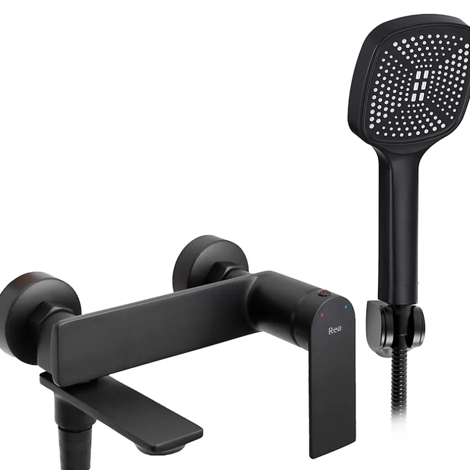 Rea Robinet de baignoire Storm Black* Robinet De Baignoire
