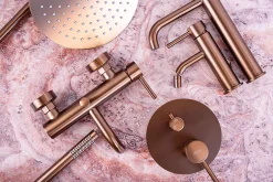 Rea Robinet de baignoire Lungo Copper Brush* Robinet De Baignoire