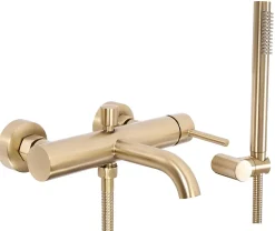 Rea Robinet De Baignoire Lungo Brush Gold