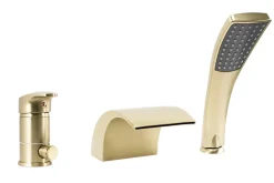 Rea Robinet De Baignoire Riven Brush Gold