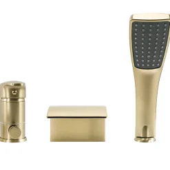 Rea Robinet De Baignoire Riven Brush Gold