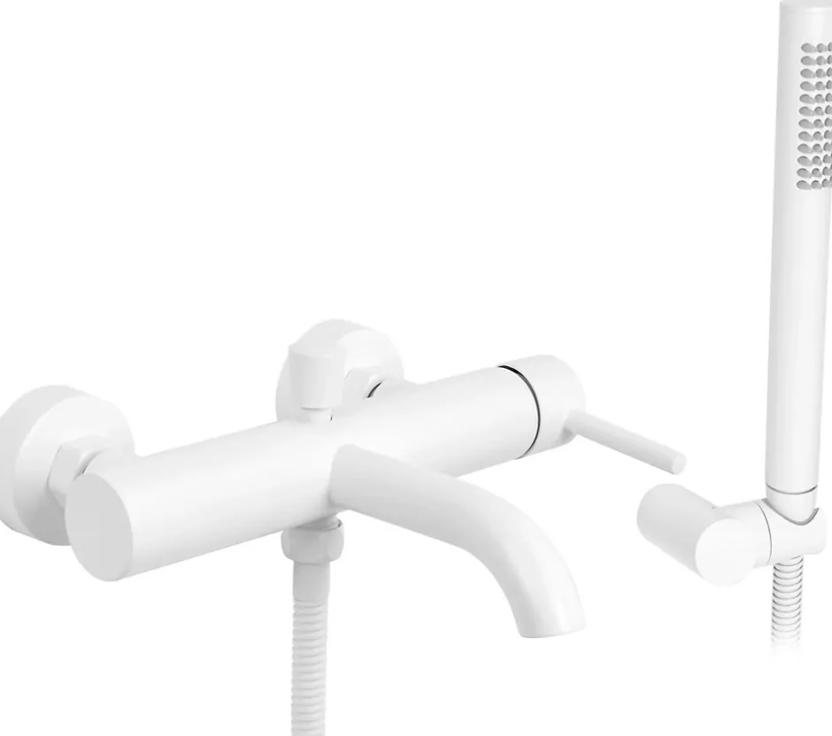 Rea Robinet de baignoire Lungo White Matt* Robinet De Baignoire