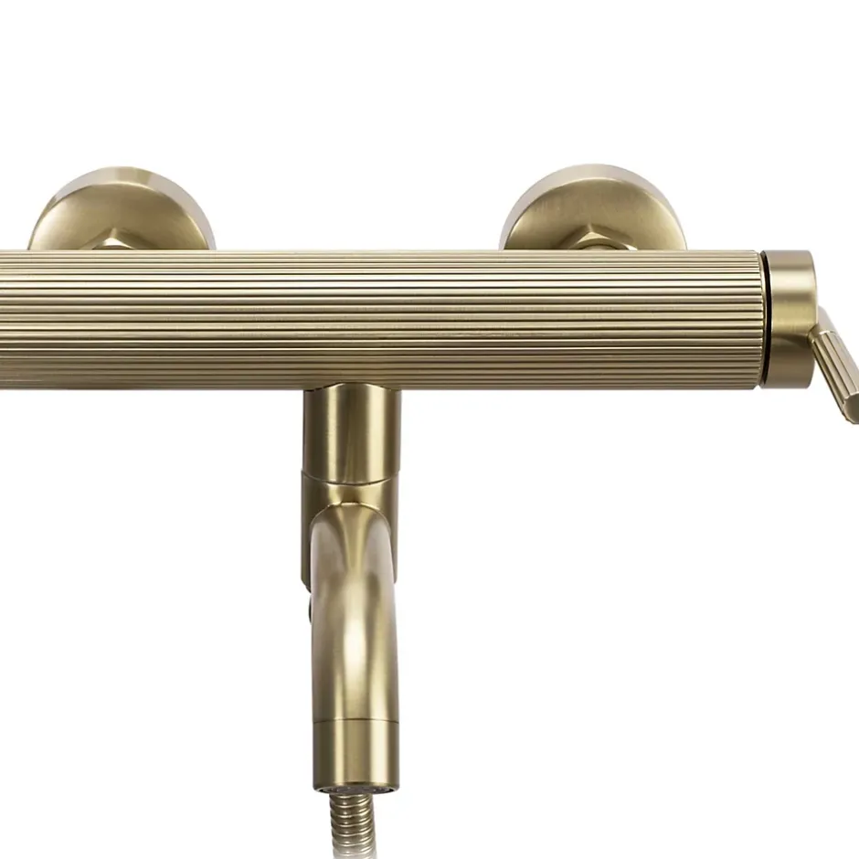 Rea Robinet De Baignoire Js-B34803Bg Argon Brush Gold* Robinet De Baignoire
