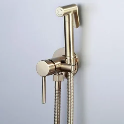 Rea Robinet de bidet encastré Lungo loop gold brush* Robinet De Bidet
