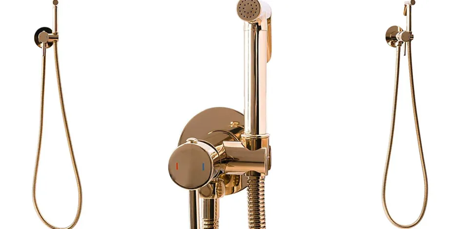 Rea Robinet de bidet encastré Lungo loop rose gold* Robinet De Bidet