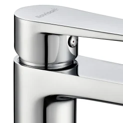 Kibath Robinet de bidet monocommande ASTRO avec finition chromée brillante en laiton