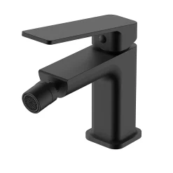 Kibath Robinet de bidet monocommande CHE avec finition noir mat en laiton* Robinet De Bidet