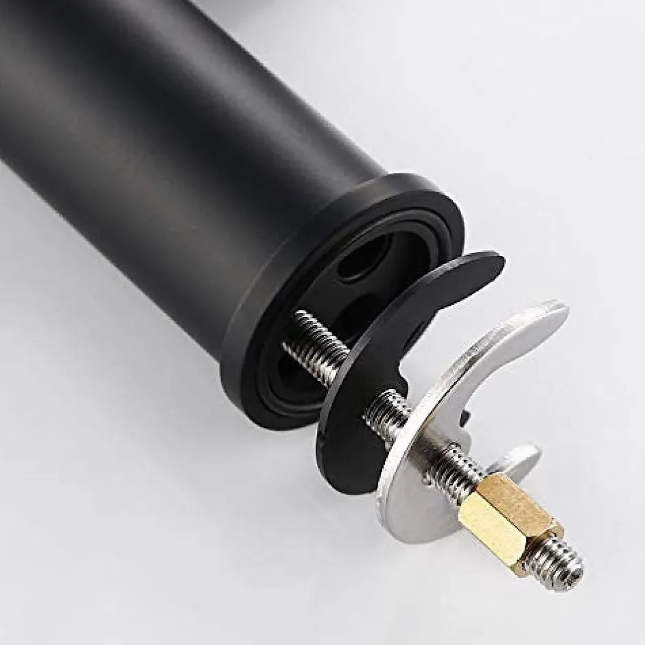 Kibath Robinet de bidet monocommande ZUNI en laiton finition NOIR OR mat