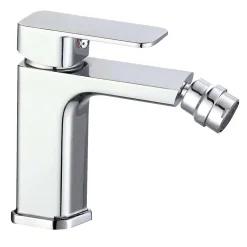 Kibath Robinet de bidet monocommande CHE avec finition chromée polie en laiton