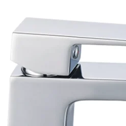 Kibath Robinet de bidet monocommande VERCO avec finition chromée polie, en laiton