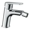 Kibath Robinet de bidet monocommande SIX avec finition chromée brillante en laiton* Robinet De Bidet