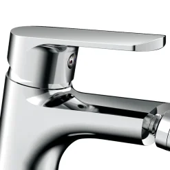 Kibath Robinet de bidet monocommande SIX avec finition chromée brillante en laiton* Robinet De Bidet
