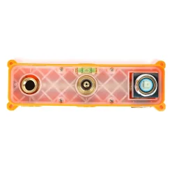 Kibath Robinet de douche encastré, levier unique monté au plafond, carré, finition chrome poli, en laiton* Robinet De Douche