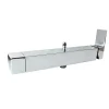 Kibath Robinet de douche monocommande rond CHE avec finition chromée brillante en laiton