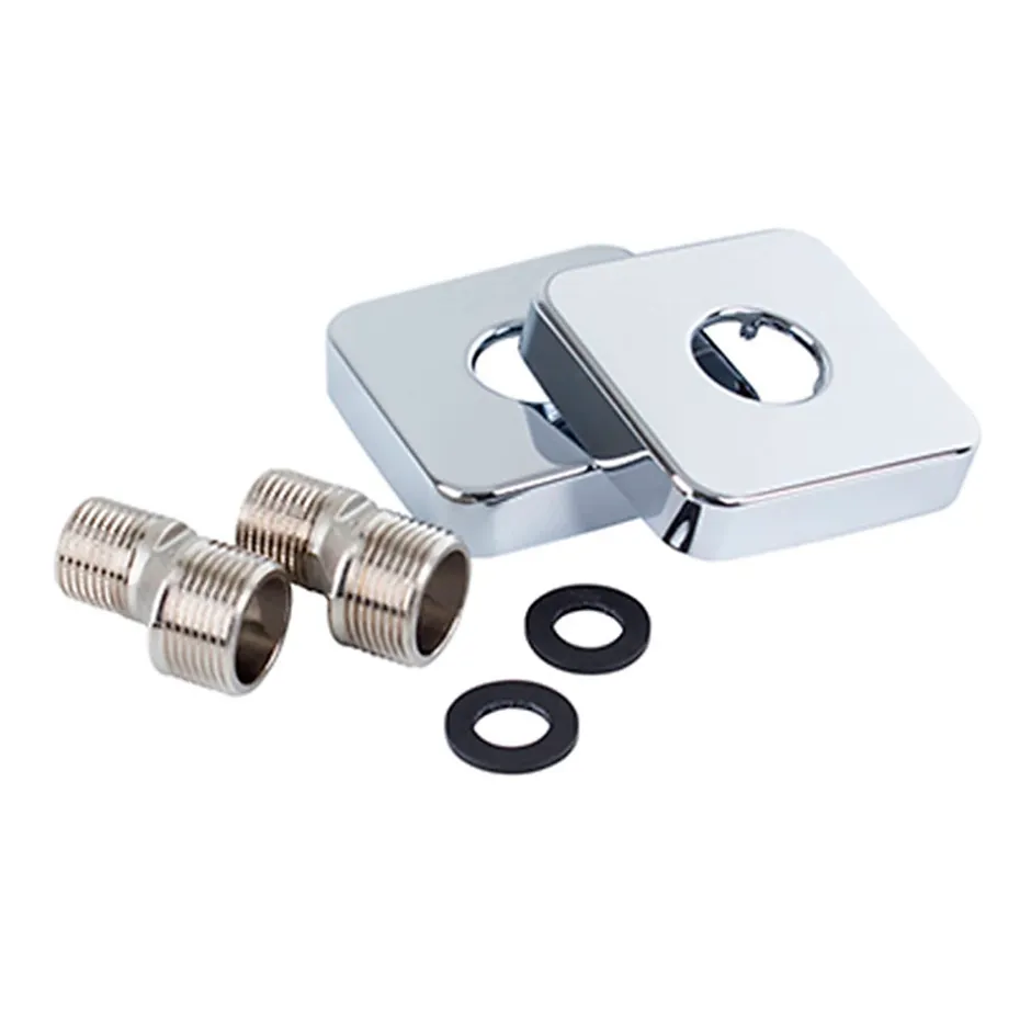 Kibath Robinet de douche monocommande rond CHE avec finition chromée brillante en laiton