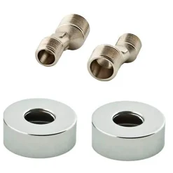 Kibath Robinet de douche monocommande SIX avec finition chromée brillante en laiton