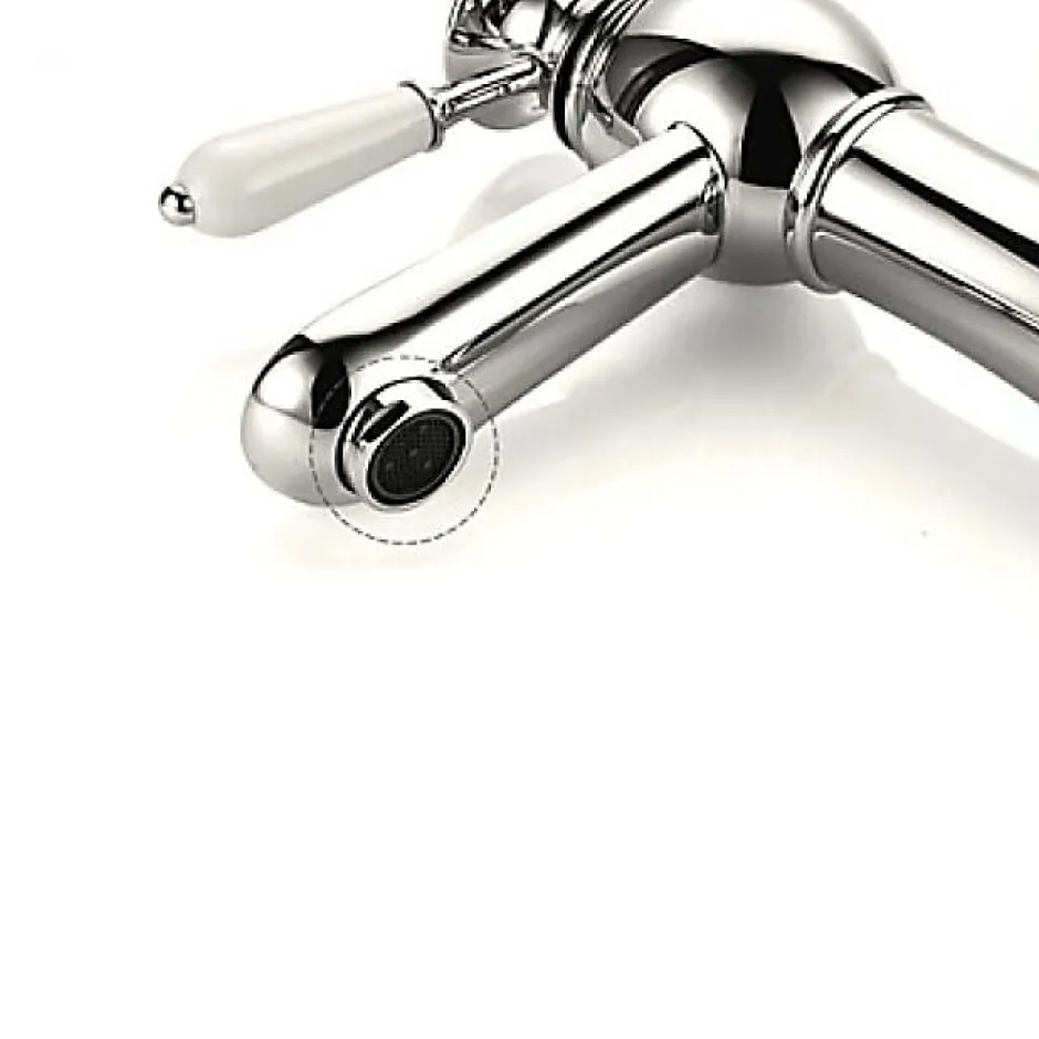 Kroos Robinet de lavabo à poignée unique, finition en chrome