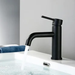 Rea Robinet De Lavabo Calani Nexos Low Black* Robinet Lave-Mains
