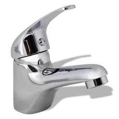 Helloshop26 Robinet de lavabo chrome toilette salle