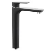 Bernstein Robinet de lavabo de haute qualité Robinet de salle de bain 4025CB en noir mat* Robinet Lave-Mains