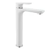 Bernstein Robinet de lavabo de haute qualité Robinet de Salle de bain 4025CW en blanc/chrome brillant* Robinet Lave-Mains