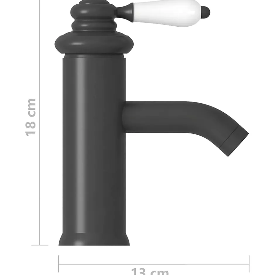 Helloshop26 Robinet de lavabo de salle de gris