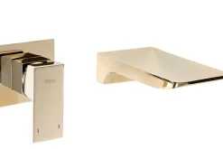 Rea Robinet De Lavabo Encastré Mason Gold