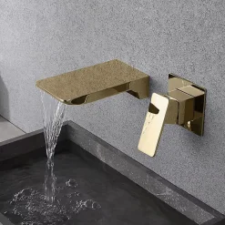 Rea Robinet De Lavabo Encastré Mason Gold
