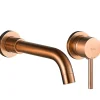 Rea Robinet de lavabo encastré Lungo Long brushed copper + box