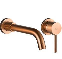 Rea Robinet de lavabo encastré Lungo Long brushed copper + box