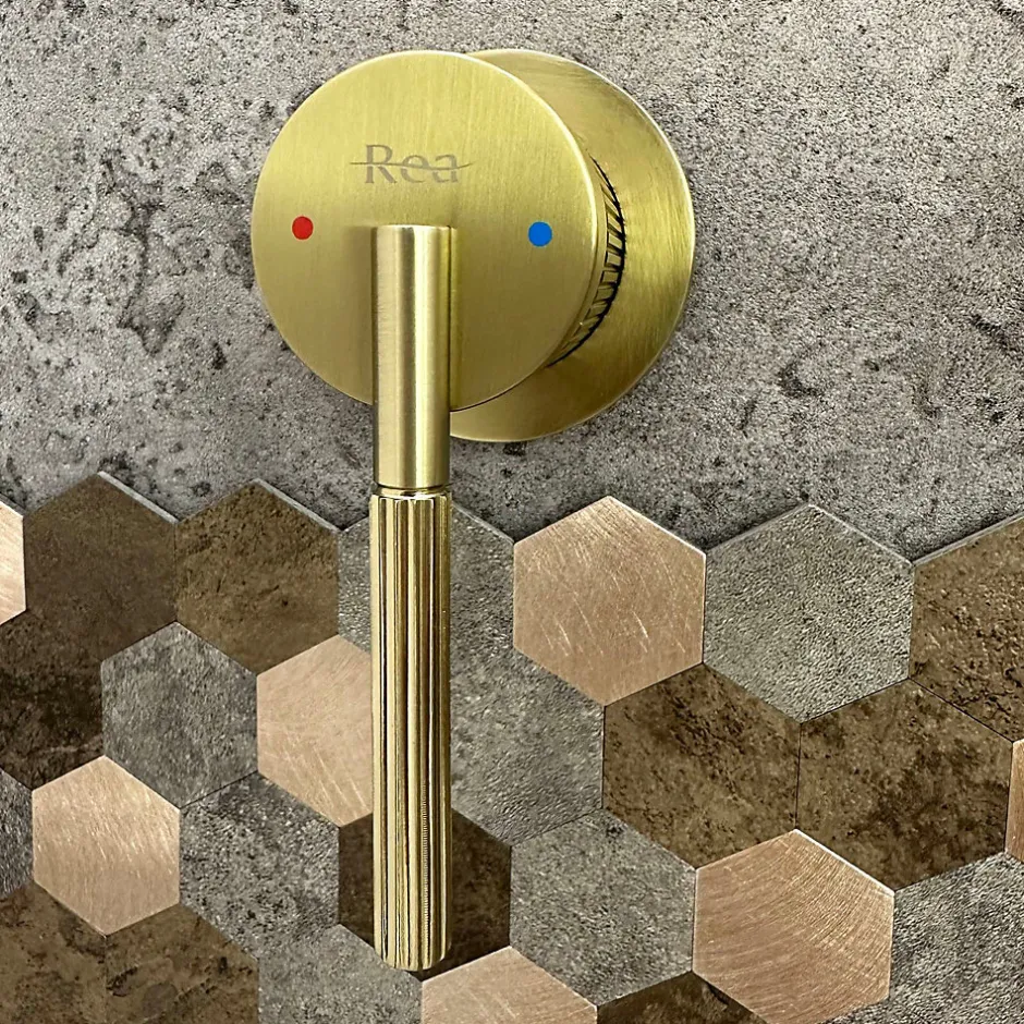 Rea Robinet De Lavabo Encastré Argon Js-622704-1Bg Brush Gold