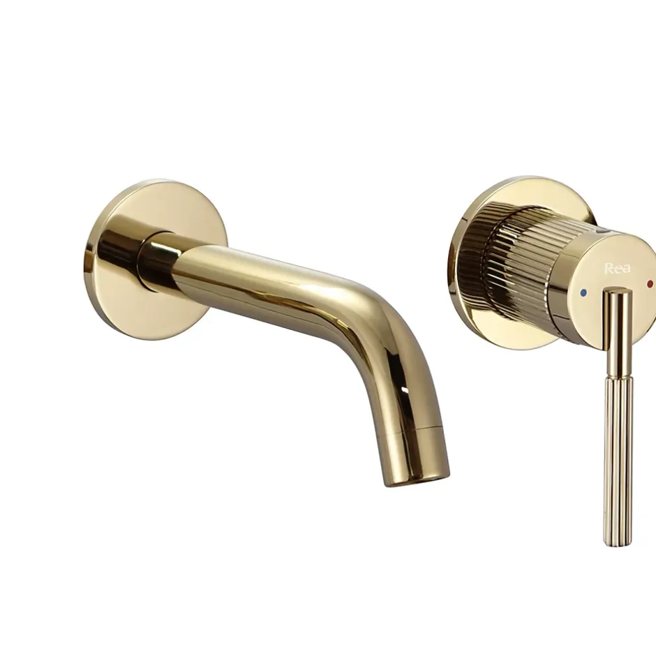 Rea Robinet De Lavabo Encastré Argon Js-622704G Gold* Robinet Lave-Mains