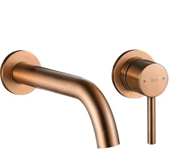 Rea Robinet de lavabo encastré Lungo brushed copper + box