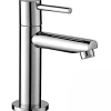 Sanindusa Robinet de lavabo ou lave-mains 1 eau (eau chaude ou eau froide) Simple 30 chromé* Robinet Lave-Mains