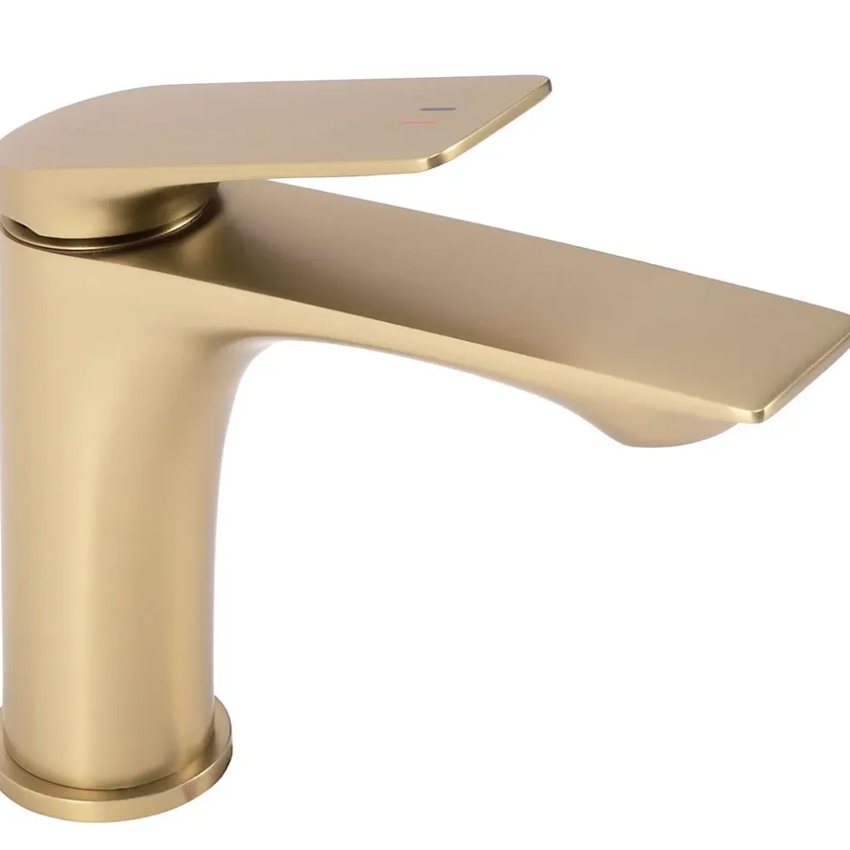 Rea Robinet de lavabo Avalon brushed gold low
