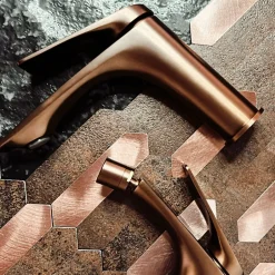 Rea Robinet De Lavabo Avalon High Brush Copper* Robinet Lave-Mains