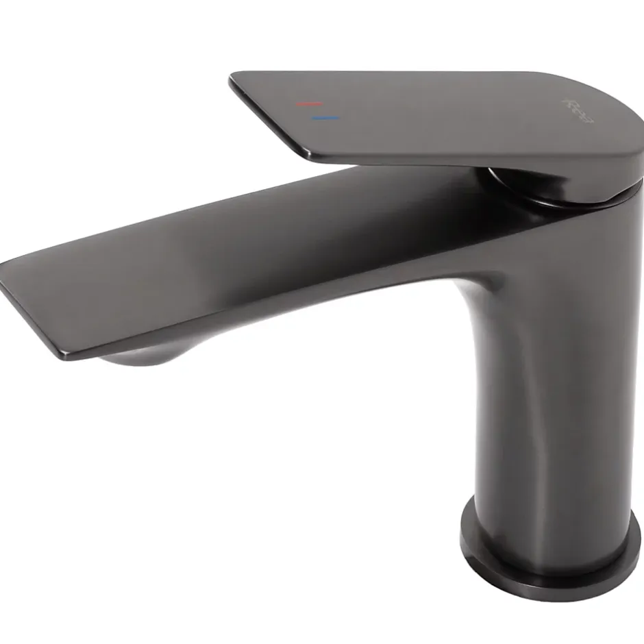 Rea Robinet de lavabo Avalon titanium low* Robinet Lave-Mains