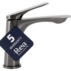 Rea Robinet de lavabo Avalon titanium low* Robinet Lave-Mains
