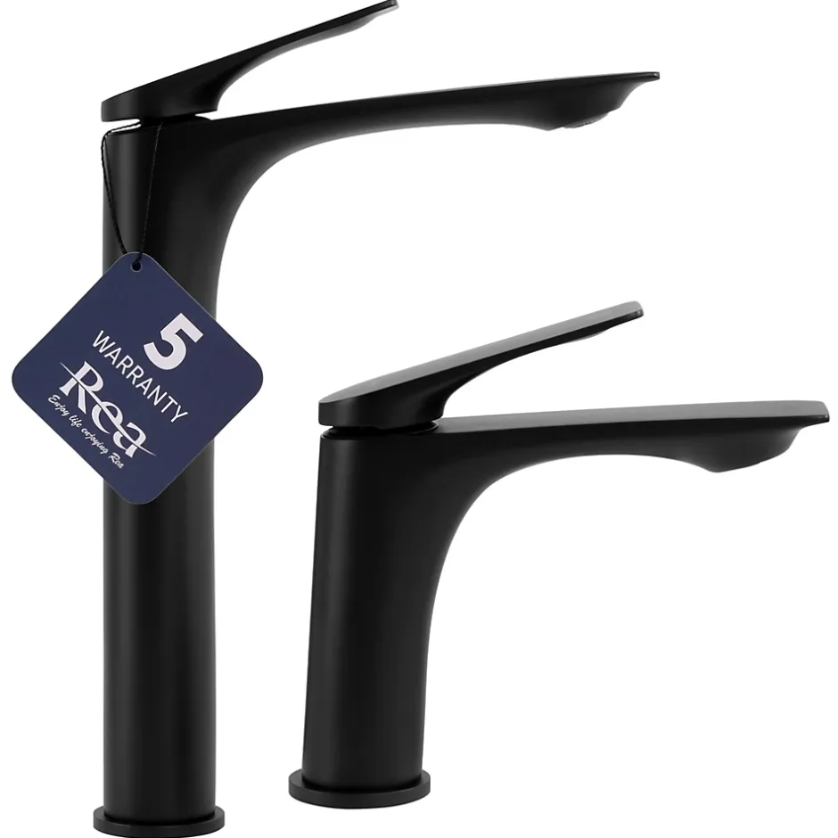 Rea Robinet de lavabo Avalon black low* Robinet Lave-Mains